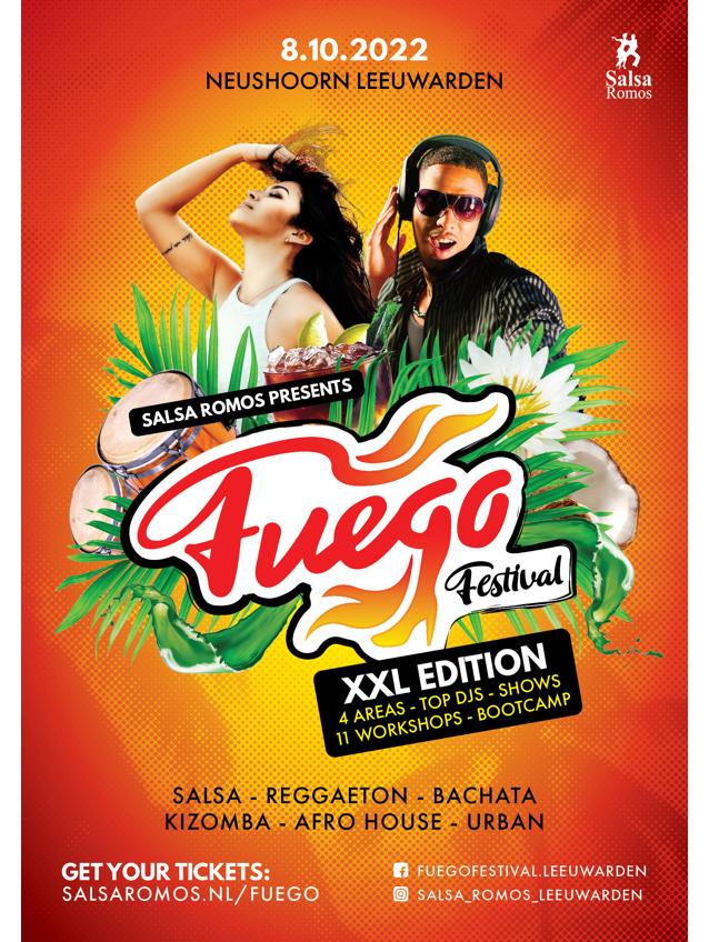 FUEGO FESTIVAL - 4 Areas / 11 Workshops / Best DJs 08-10-2022