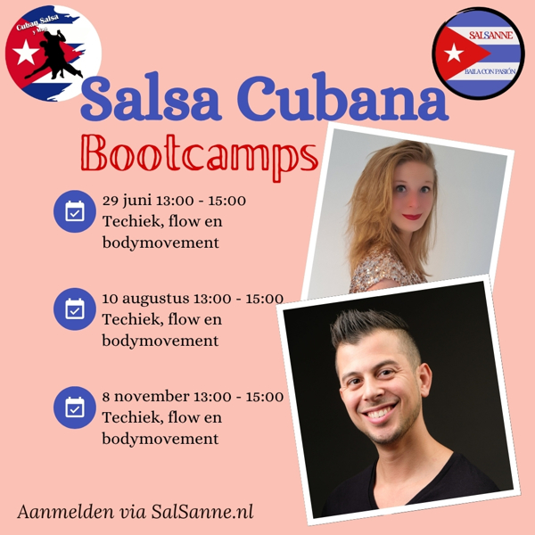 Bootcamp techniek, flow & bodymovement, SalSanne te Breda Bootcamp techniek, flow & bodymovement: SalSanne te Breda