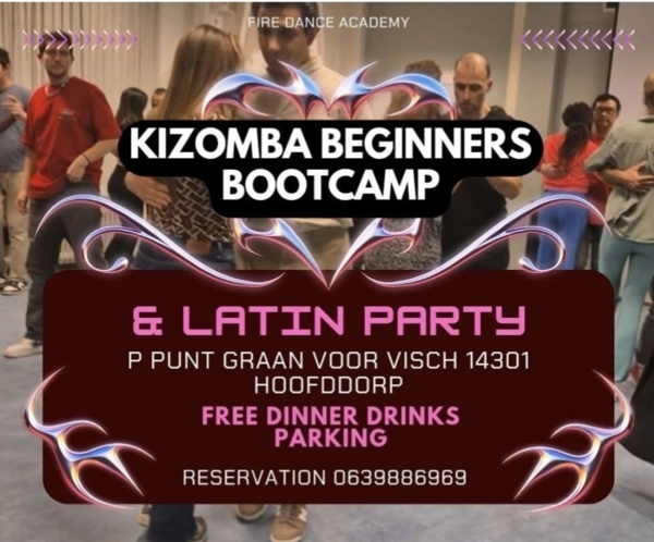 KIZOMBA BEGINNERS bootcamp FREE snacks & drink, Fire Dance Academy te Hoofddorp KIZOMBA BEGINNERS bootcamp FREE snacks & drink: Fire Dance Academy te Hoofddorp