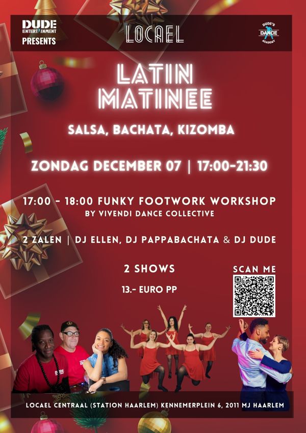 Latin Matinee @The Haarlem Station | Locael 2 zalen. (DJ Ellen & DJ Dude), Dude Entertainment te Haarlem Latin Matinee @The Haarlem Station | Locael 2 zalen. (DJ Ellen & DJ Dude): Dude Entertainment te Haarlem