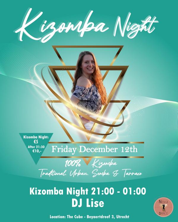 Friday: Kizomba Night, Nova Dance Utrecht te Utrecht Friday: Kizomba Night: Nova Dance Utrecht te Utrecht