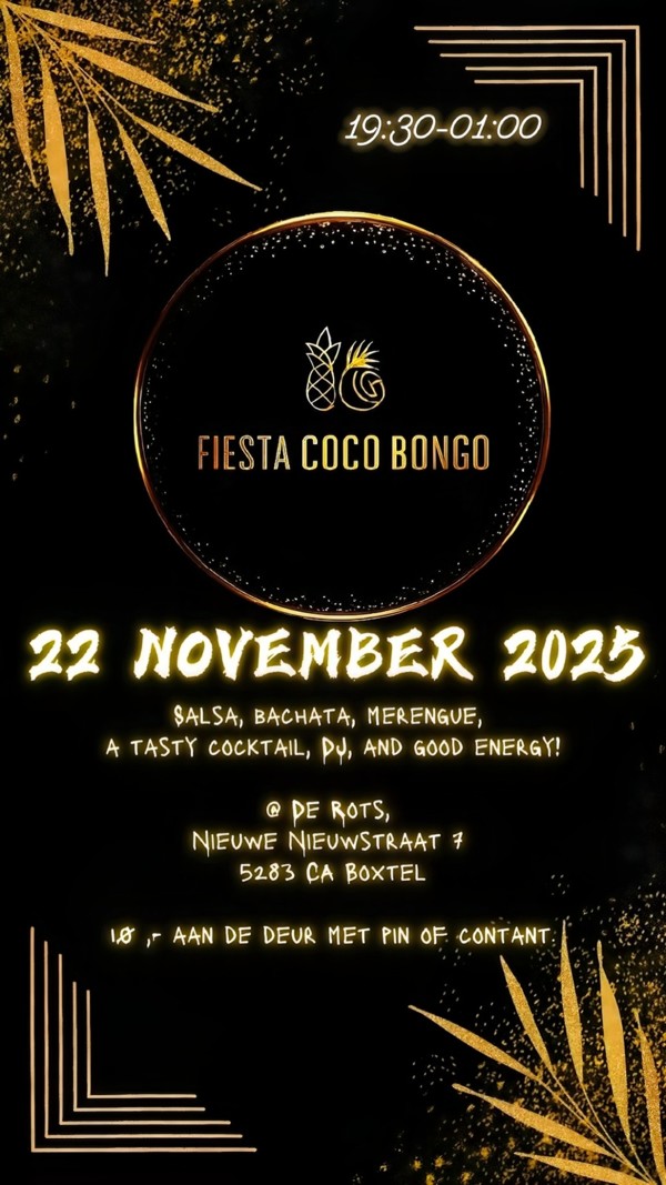 Fiesta Coco Bongo, Fiesta Coco Bongo te Boxtel Fiesta Coco Bongo: Fiesta Coco Bongo te Boxtel