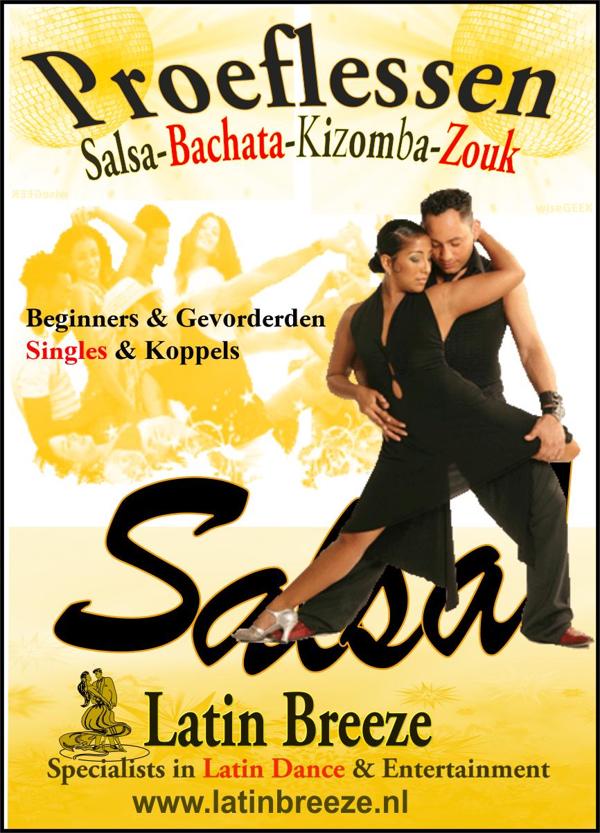 Proeflessen Salsa, Bachata, Kizomba, Latin Breeze te Amstelveen Proeflessen Salsa, Bachata, Kizomba: Latin Breeze te Amstelveen