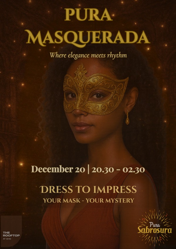 Pura Masquerada | The Rooftop x GHG, Pura Sabrosura te Rotterdam Pura Masquerada | The Rooftop x GHG: Pura Sabrosura te Rotterdam