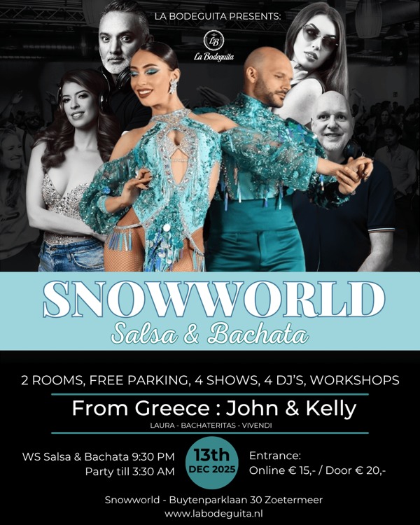 SAT13DEC - LB SnowWorld, La Bodeguita te Zoetermeer SAT13DEC - LB SnowWorld: La Bodeguita te Zoetermeer