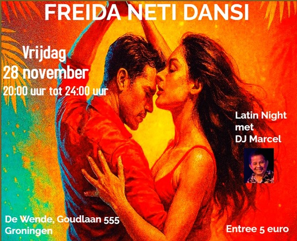 Freida Neti Dansi, DJ Marcel Jong A Pin te Groningen Freida Neti Dansi: DJ Marcel Jong A Pin te Groningen