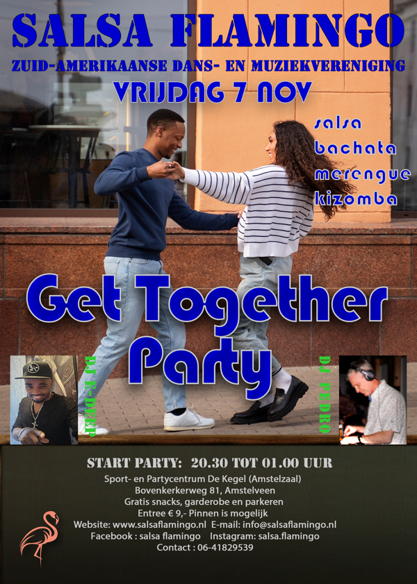 Salsa Flamingo Get Together Party, Salsa Flamingo te Amstelveen Salsa Flamingo Get Together Party: Salsa Flamingo te Amstelveen