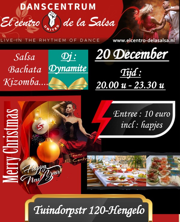 Kerst party, Elcentrodelasalsa te Hengelo Kerst party: Elcentrodelasalsa te Hengelo