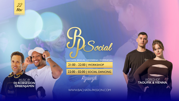 BP Social Rijswijk 22 Nov. 2025 | Taoufik & Vienna, Bachata Passion te Rijswijk BP Social Rijswijk 22 Nov. 2025 | Taoufik & Vienna: Bachata Passion te Rijswijk