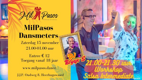 MilPasos Dansmeters Zaterdageditie met DJ Bryan S, MilPasos te Heerhugowaard MilPasos Dansmeters Zaterdageditie met DJ Bryan S: MilPasos te Heerhugowaard