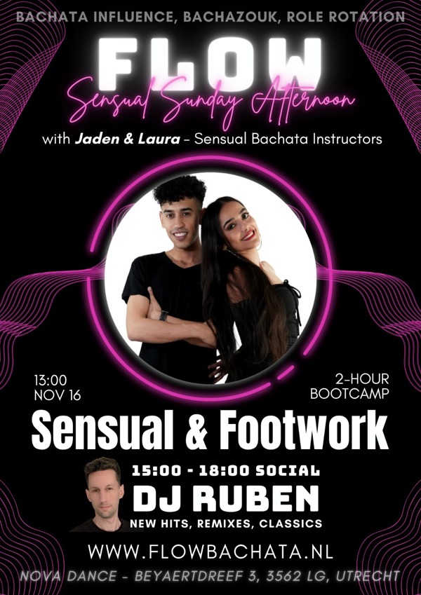 Flow Sensual Bachata, Nova Dance Utrecht te Utrecht Flow Sensual Bachata: Nova Dance Utrecht te Utrecht