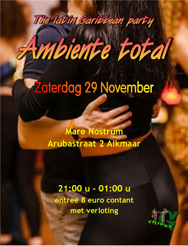 Gecanceld: Ambiente Totaal, Triple G en Sur-Antil te Alkmaar Gecanceld: Ambiente Totaal: Triple G en Sur-Antil te Alkmaar