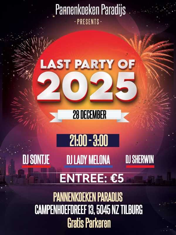 Last party of 2025, Edsel te Tilburg Last party of 2025: Edsel te Tilburg