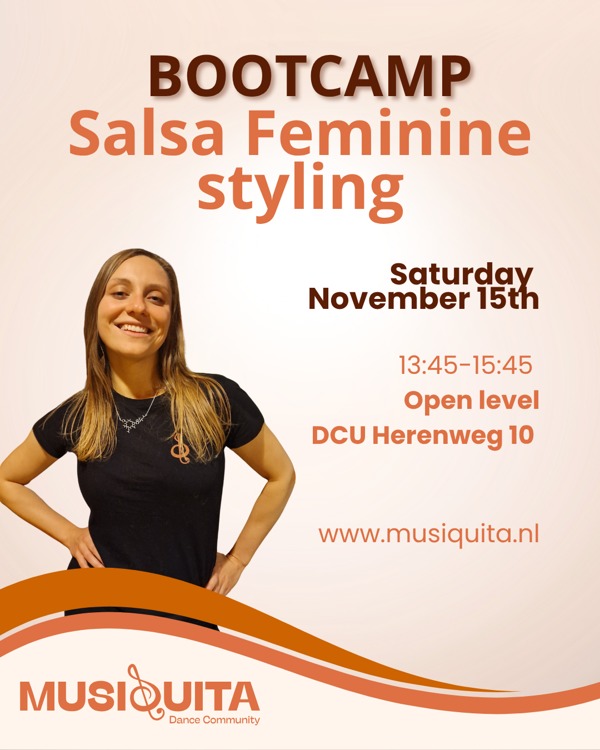 Salsa Feminine Styling, MUSIQUITA Dance Community te Utrecht Salsa Feminine Styling: MUSIQUITA Dance Community te Utrecht