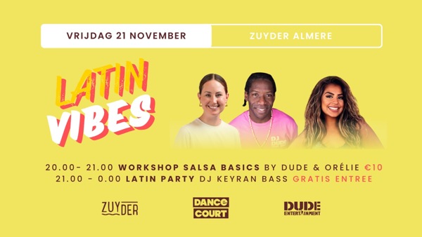 Latin Vibes party Zuyder (DJ Keyran), Dude Entertainment te Almere Latin Vibes party Zuyder (DJ Keyran): Dude Entertainment te Almere
