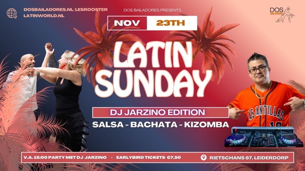 Dos Bailadores Latin Sunday salsa, bachata en kizomba, Dos Bailadores te Leiderdorp Dos Bailadores Latin Sunday salsa, bachata en kizomba: Dos Bailadores te Leiderdorp