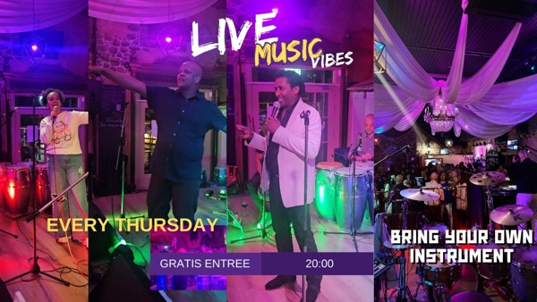 Gecanceld: Live Music Vibes Latin Edition, Le Club BBQ te Zoetermeer Gecanceld: Live Music Vibes Latin Edition: Le Club BBQ te Zoetermeer