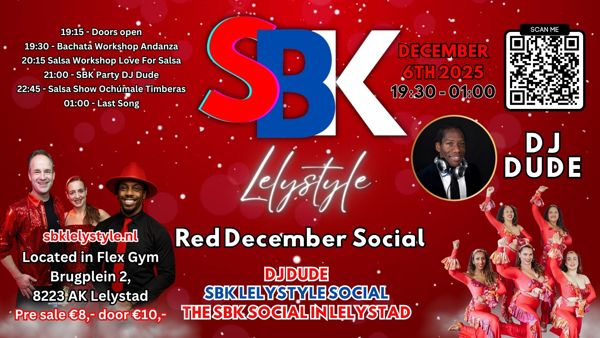 SBK Lelystyle Social – Red December Edition in Lelystad, Love For Salsa te Lelystad SBK Lelystyle Social – Red December Edition in Lelystad: Love For Salsa te Lelystad