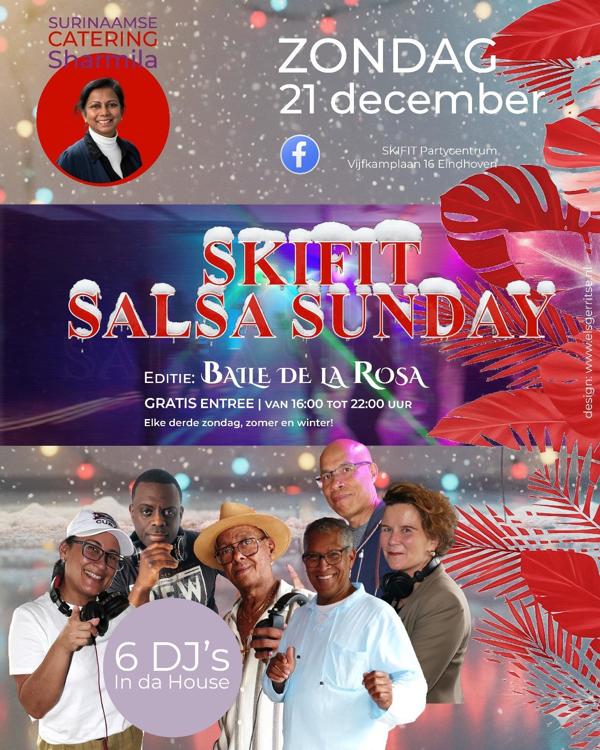 Skifit Salsa Sunday Baile de la Rosa 6 huis DJS, skifit partycentrum te Eindhoven Skifit Salsa Sunday Baile de la Rosa 6 huis DJS: skifit partycentrum te Eindhoven
