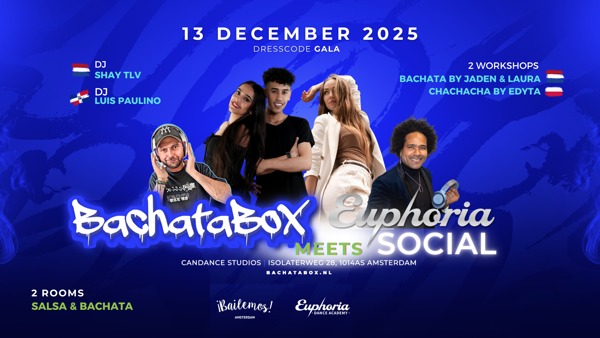 BachataBox meets Euphoria - 13 December, Bailemos Amsterdam te Amsterdam BachataBox meets Euphoria - 13 December: Bailemos Amsterdam te Amsterdam