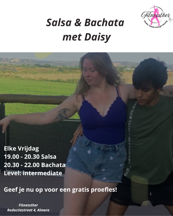 Salsa en Bachata intermediate level, Fitnessther te Almere Salsa en Bachata intermediate level: Fitnessther te Almere
