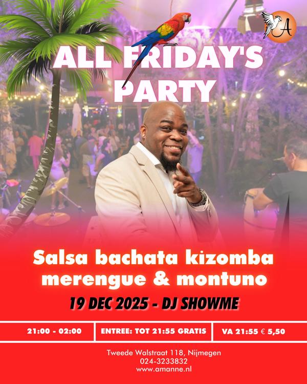 Amanné All Salsa & Bachata Party, Amanné Caribisch Centrum te Nijmegen Amanné All Salsa & Bachata Party: Amanné Caribisch Centrum te Nijmegen