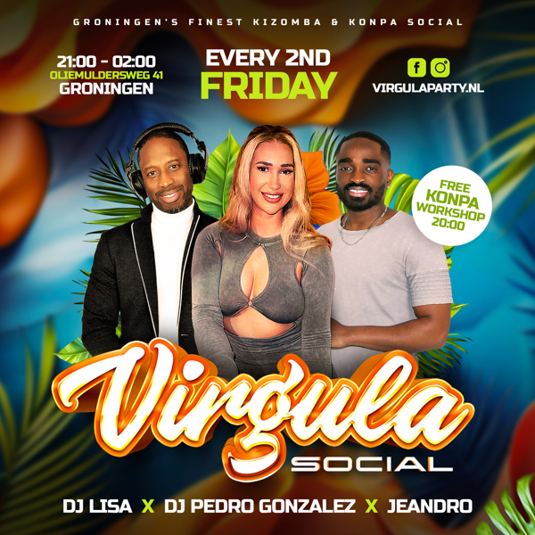 Virgula kizomba & konpa social, Virgula party te Groningen Virgula kizomba & konpa social: Virgula party te Groningen