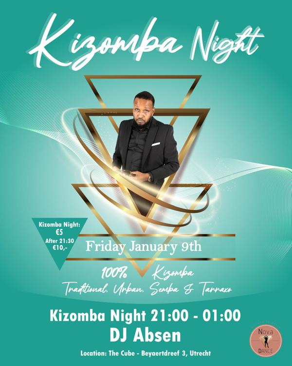 Friday: Kizomba Night, Nova Dance Utrecht te Utrecht Friday: Kizomba Night: Nova Dance Utrecht te Utrecht
