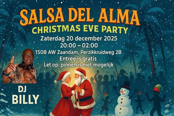 Salsa Del Alma CHRISTMAS EVE PARTY, Rock-Gym te Zaandam Salsa Del Alma CHRISTMAS EVE PARTY: Rock-Gym te Zaandam