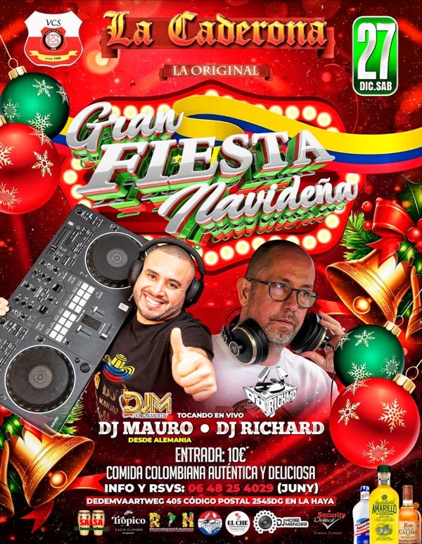 Navidad Latina en La Caderona – Sabor, Música y Fiesta, La Caderona te Den Haag Navidad Latina en La Caderona – Sabor, Música y Fiesta: La Caderona te Den Haag