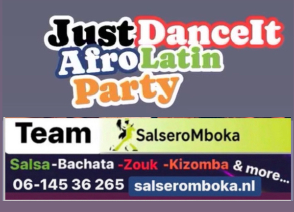 Sabroso JustDanceiT Afro-Latin Party, Salsero Mboka Dancing Centre te Heerenveen Sabroso JustDanceiT Afro-Latin Party: Salsero Mboka Dancing Centre te Heerenveen