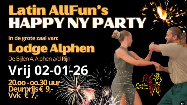 Latin AllFun's Happy New Year Party, Latin AllFun te Alphen Aan Den Rijn Latin AllFun's Happy New Year Party: Latin AllFun te Alphen Aan Den Rijn