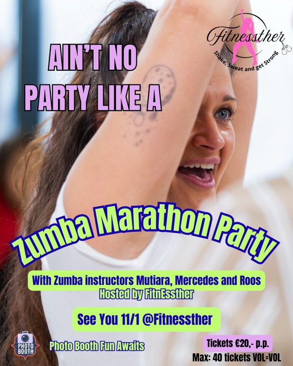 Zumba Marathon Party, Fitnessther te Almere Zumba Marathon Party: Fitnessther te Almere