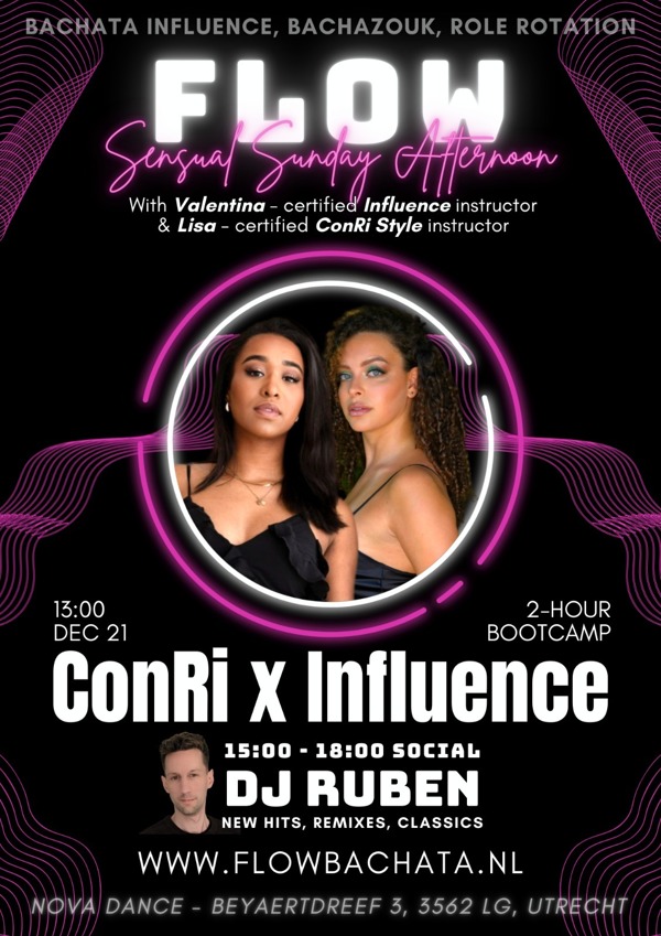 Flow: Sensual Bachata Sunday, Nova Dance Utrecht te Utrecht Flow: Sensual Bachata Sunday: Nova Dance Utrecht te Utrecht