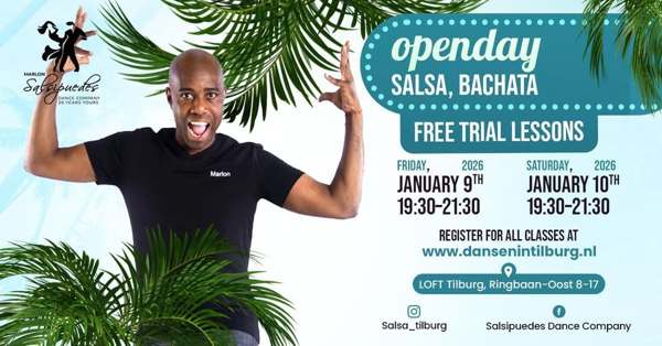 Open dag Salsa en Bachata lessen Salsipuedes, Salsipuedes Dance Company te Tilburg Open dag Salsa en Bachata lessen Salsipuedes: Salsipuedes Dance Company te Tilburg