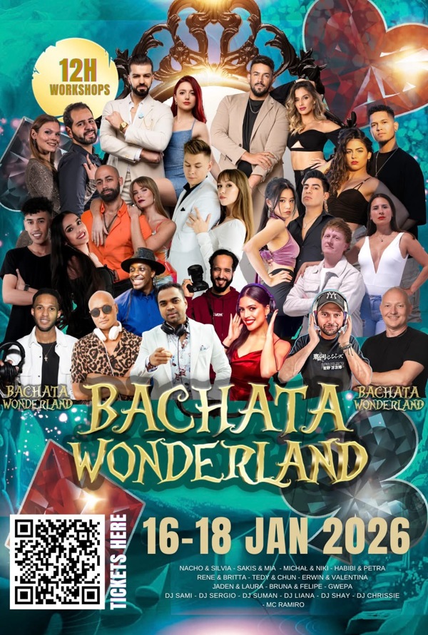 Bachata Wonderland Weekender, Bachata Romántica te Rijswijk Bachata Wonderland Weekender: Bachata Romántica te Rijswijk