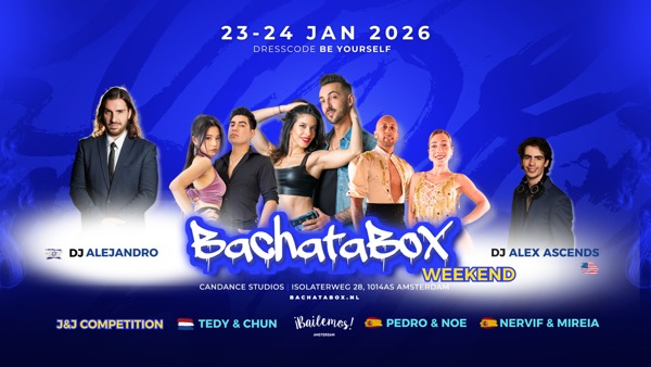 BachataBox Weekend January 23-24, Bailemos Amsterdam te Amsterdam BachataBox Weekend January 23-24: Bailemos Amsterdam te Amsterdam