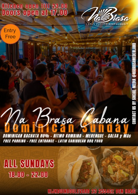 Na Brasa Cabana Dominican Sunday, Na Brasa Kijkduin te Den Haag Na Brasa Cabana Dominican Sunday: Na Brasa Kijkduin te Den Haag