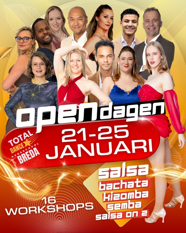 Kizomba en Semba Open dag en Proeflessen, Total Dance Breda te Breda Kizomba en Semba Open dag en Proeflessen: Total Dance Breda te Breda
