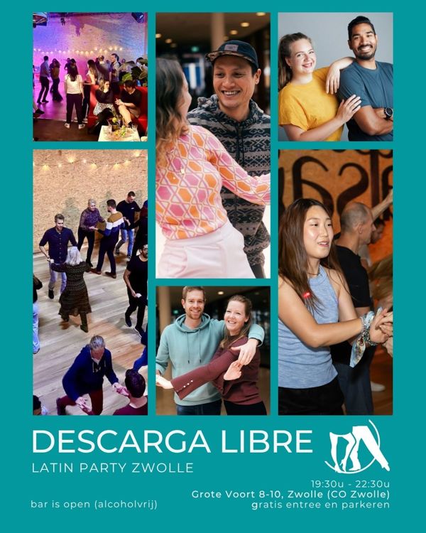 Descarga Libre - Latin Party Zwolle, Descarga Salsa te Zwolle Descarga Libre - Latin Party Zwolle: Descarga Salsa te Zwolle