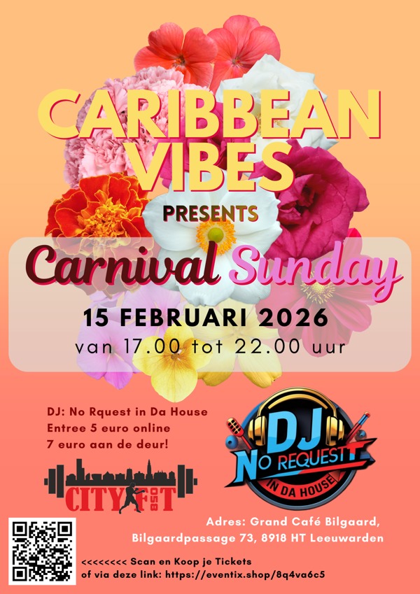 Caribbean Vibes - Carnival Sunday, De Palm Creations te Leeuwarden Caribbean Vibes - Carnival Sunday: De Palm Creations te Leeuwarden