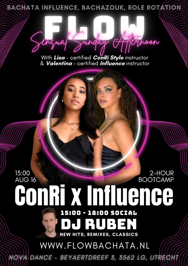 Flow: Sensual Bachata Sunday, Nova Dance Utrecht te Utrecht Flow: Sensual Bachata Sunday: Nova Dance Utrecht te Utrecht