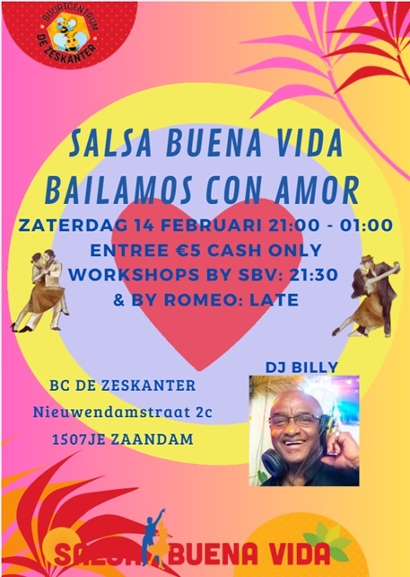 Salsa Buena Vida Bailamos Con Amor, Salsa Buena Vida te Zaandam Salsa Buena Vida Bailamos Con Amor: Salsa Buena Vida te Zaandam