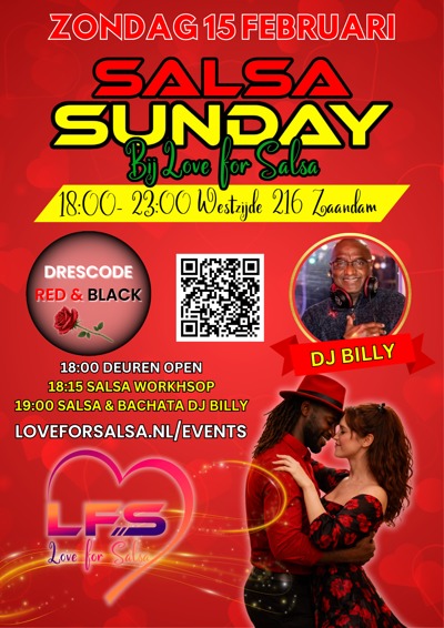 Salsa Sunday Red & Black edition: Love For Salsa te Zaandam