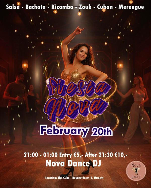 Friday: Fiesta Nova Night, Nova Dance Utrecht te Utrecht Friday: Fiesta Nova Night: Nova Dance Utrecht te Utrecht