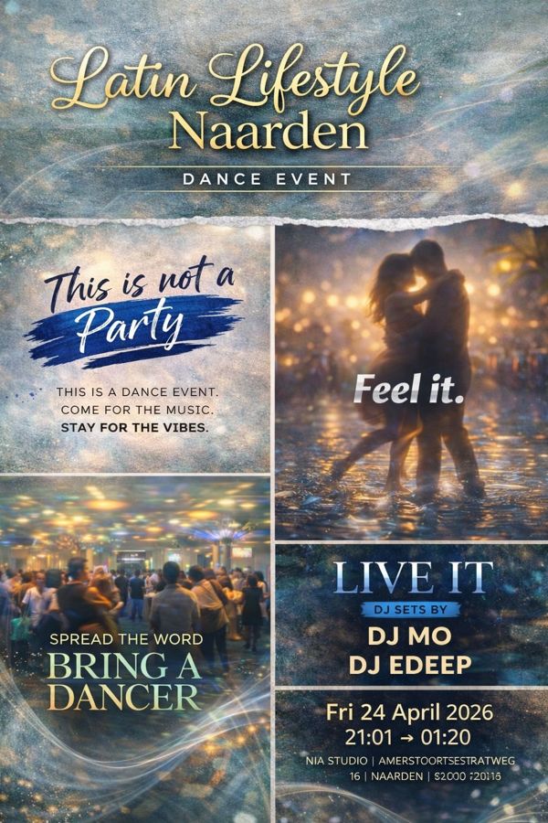 Latin Lifestyle Naarden * BOEM BOEM ! ! ENTRANCE 21:01- 21:15 €8, La Grande Events te Naarden Latin Lifestyle Naarden * BOEM BOEM ! ! ENTRANCE 21:01- 21:15 €8: La Grande Events te Naarden