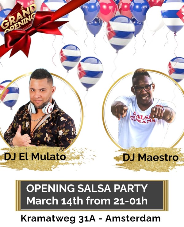 Salsa Cubana Party by LEC - Opening New Amsterdam Location, Dansschool La Esquina Cubana te Amsterdam Salsa Cubana Party by LEC - Opening New Amsterdam Location: Dansschool La Esquina Cubana te Amsterdam