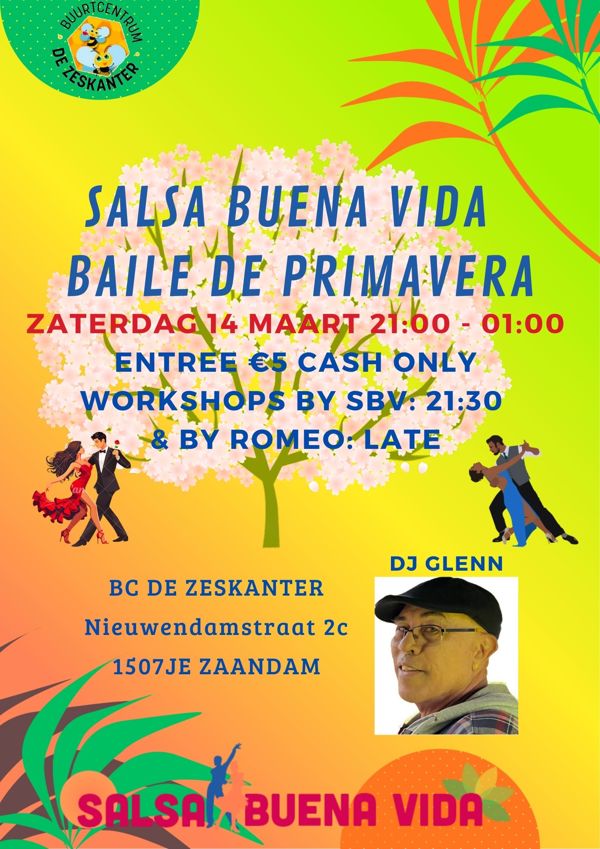 Salsa Buena Vida Baile de Primavera, Salsa Buena Vida te Zaandam Salsa Buena Vida Baile de Primavera: Salsa Buena Vida te Zaandam
