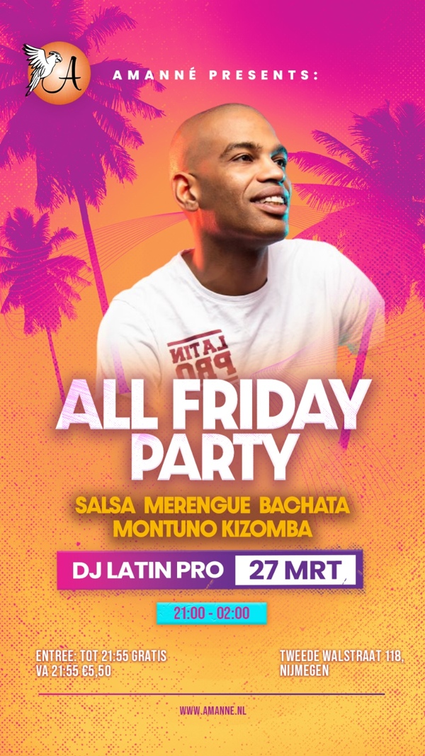 Amanné All Salsa & Bachata Party, Amanné Caribisch Centrum te Nijmegen Amanné All Salsa & Bachata Party: Amanné Caribisch Centrum te Nijmegen
