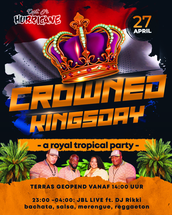 Crowned - Kingsday, Capt. J's Hurricane te Tilburg Crowned - Kingsday: Capt. J's Hurricane te Tilburg